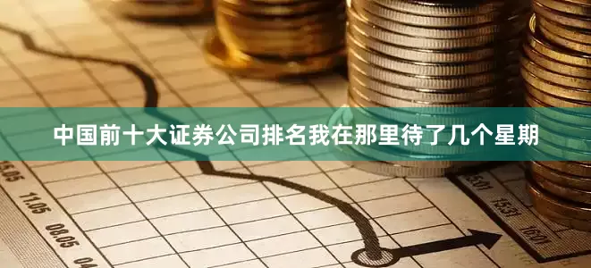 中国前十大证券公司排名我在那里待了几个星期